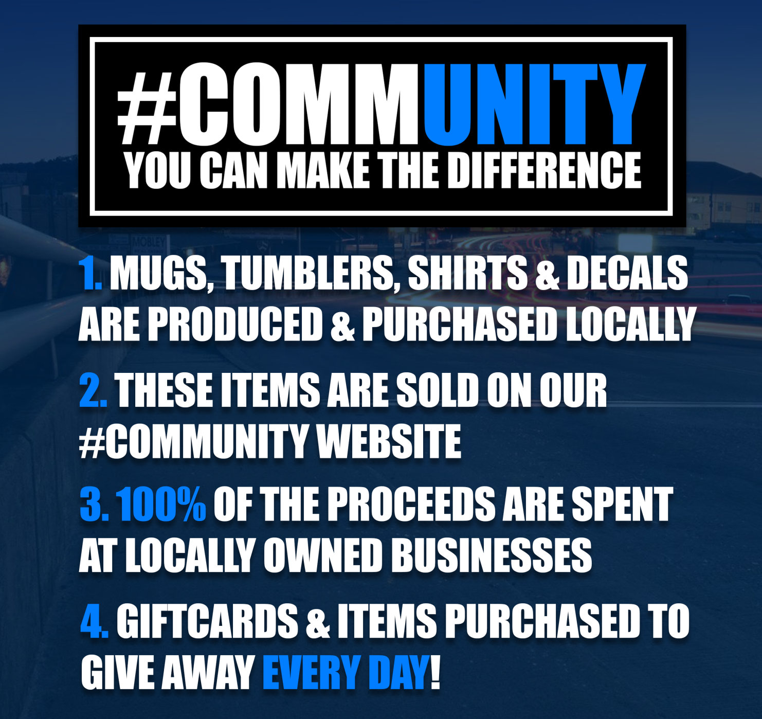 #commUNITY Campaign: How it works